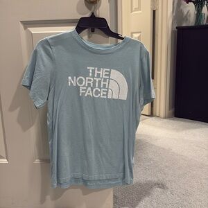 NORTH FACE LIGHT BLUE TEE
